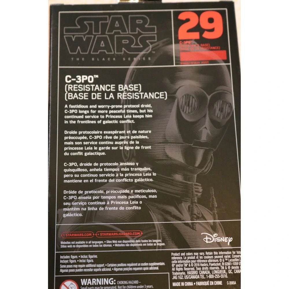 Star Wars Black Series C-3PO Resistance Base 29 & Zuckuss 6